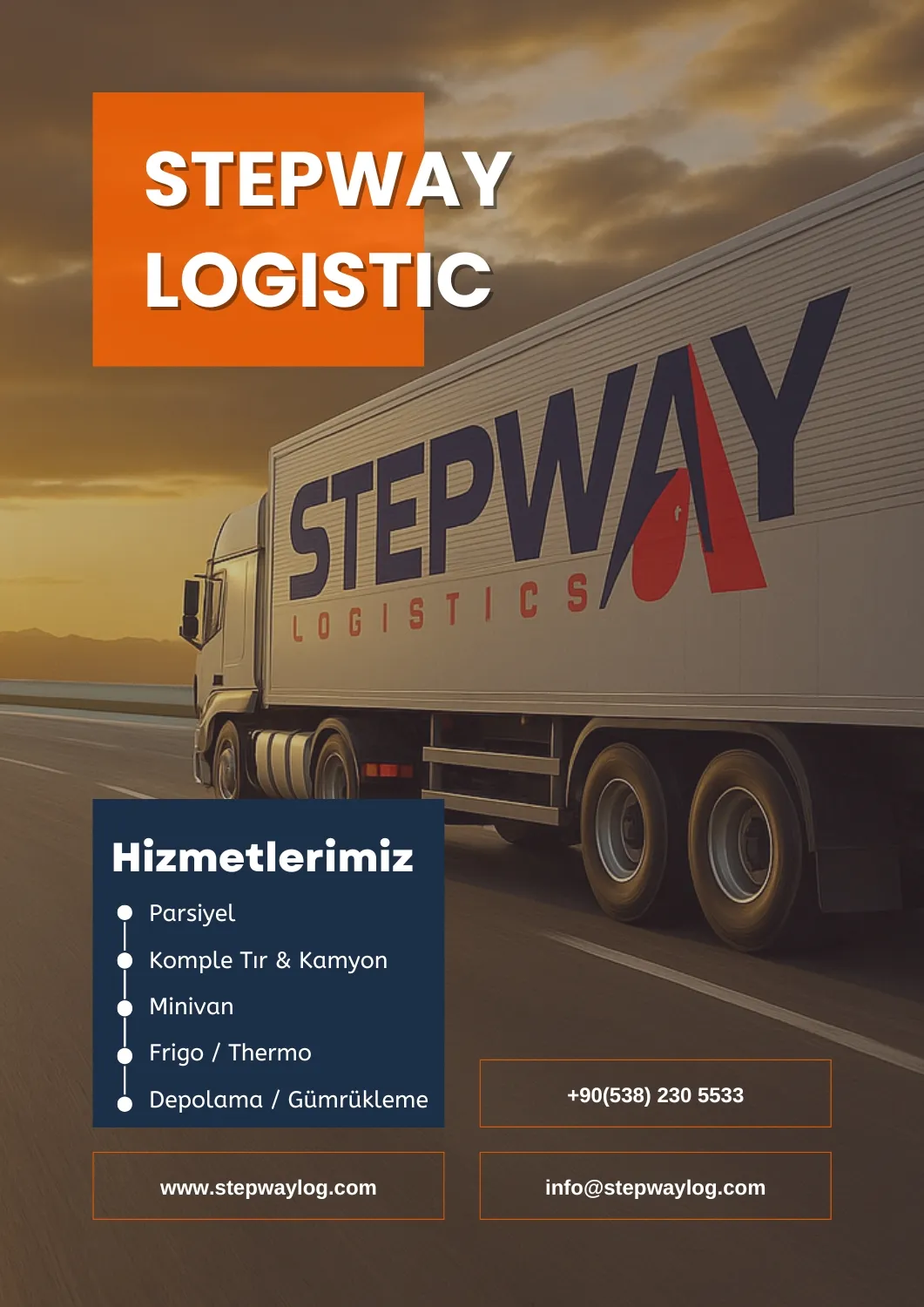 Stepway Lojistik'in İsviçre nakliye hizmetleri